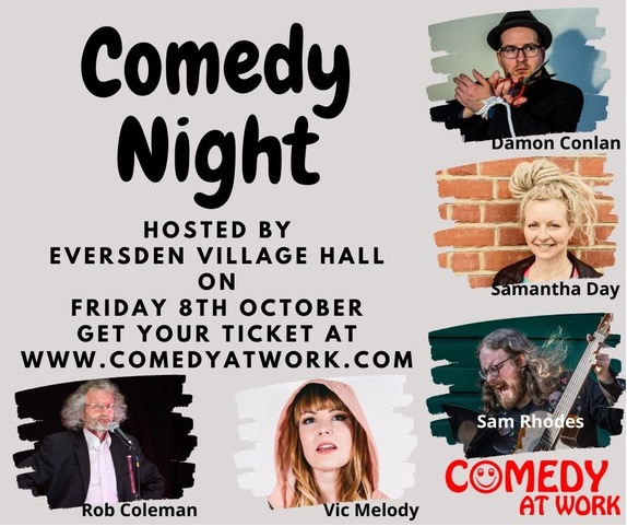 Comedy Night – 8th October!