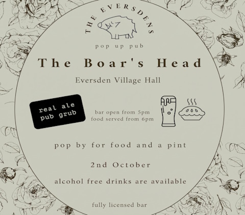Popup Pub , 2nd October